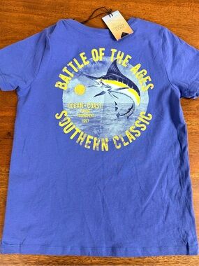 Brand New- Ocean+Coast Kids' Blue 'Battle of the Ages' Graphic Tee